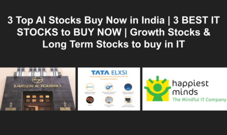 3 Top AI Stocks Buy Now in India
